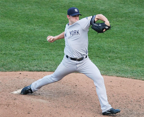 Fantasy baseball - David Robertson throwing a pitch