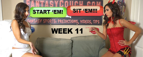 Fantasy Football Start 'em Sit 'em Week 11
