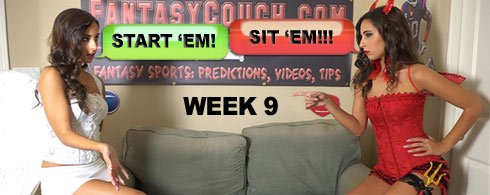 Fantasy Football Start 'em Sit 'em Week 9