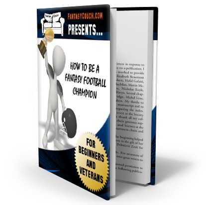 How To Be a Fantasy Football Champion eBook graphic