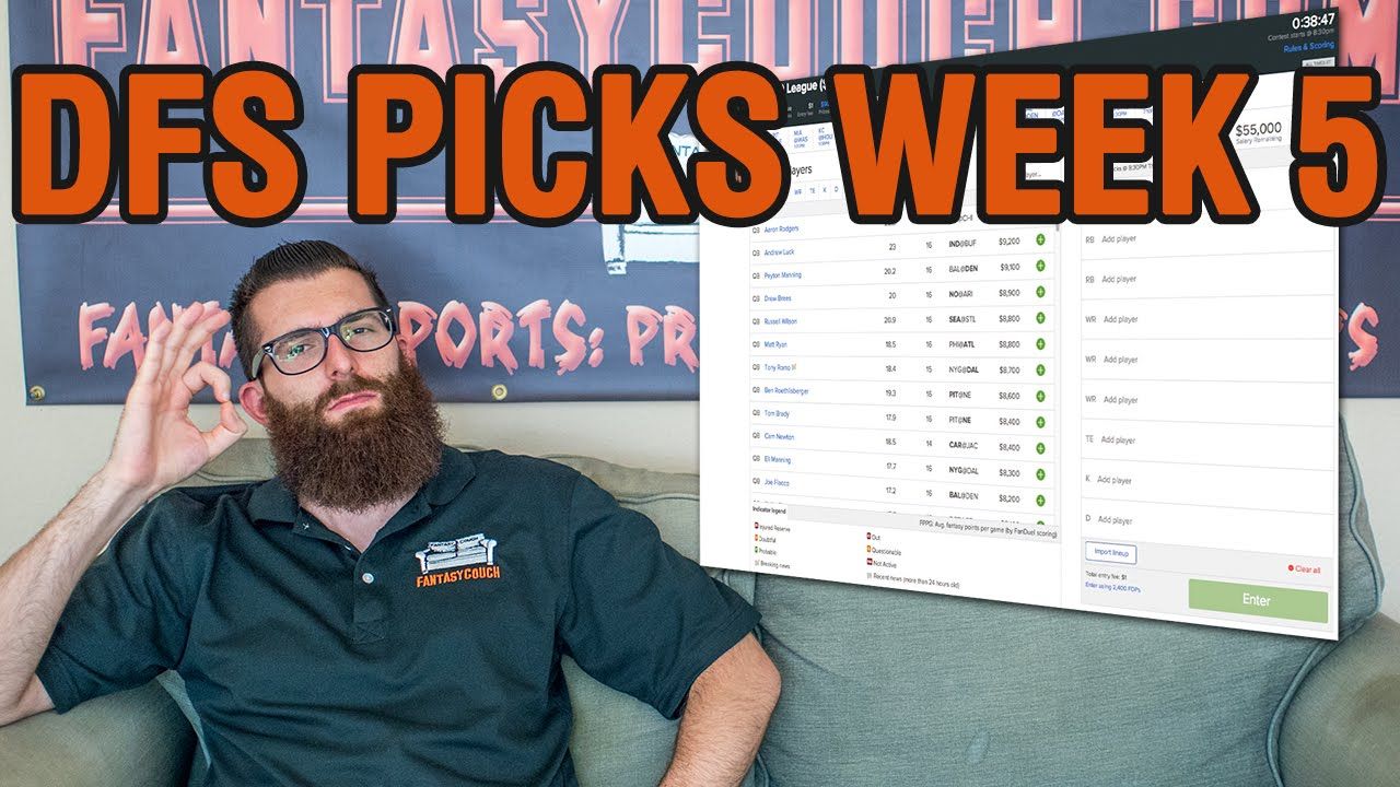 Daily Fantasy Football Picks Week 5