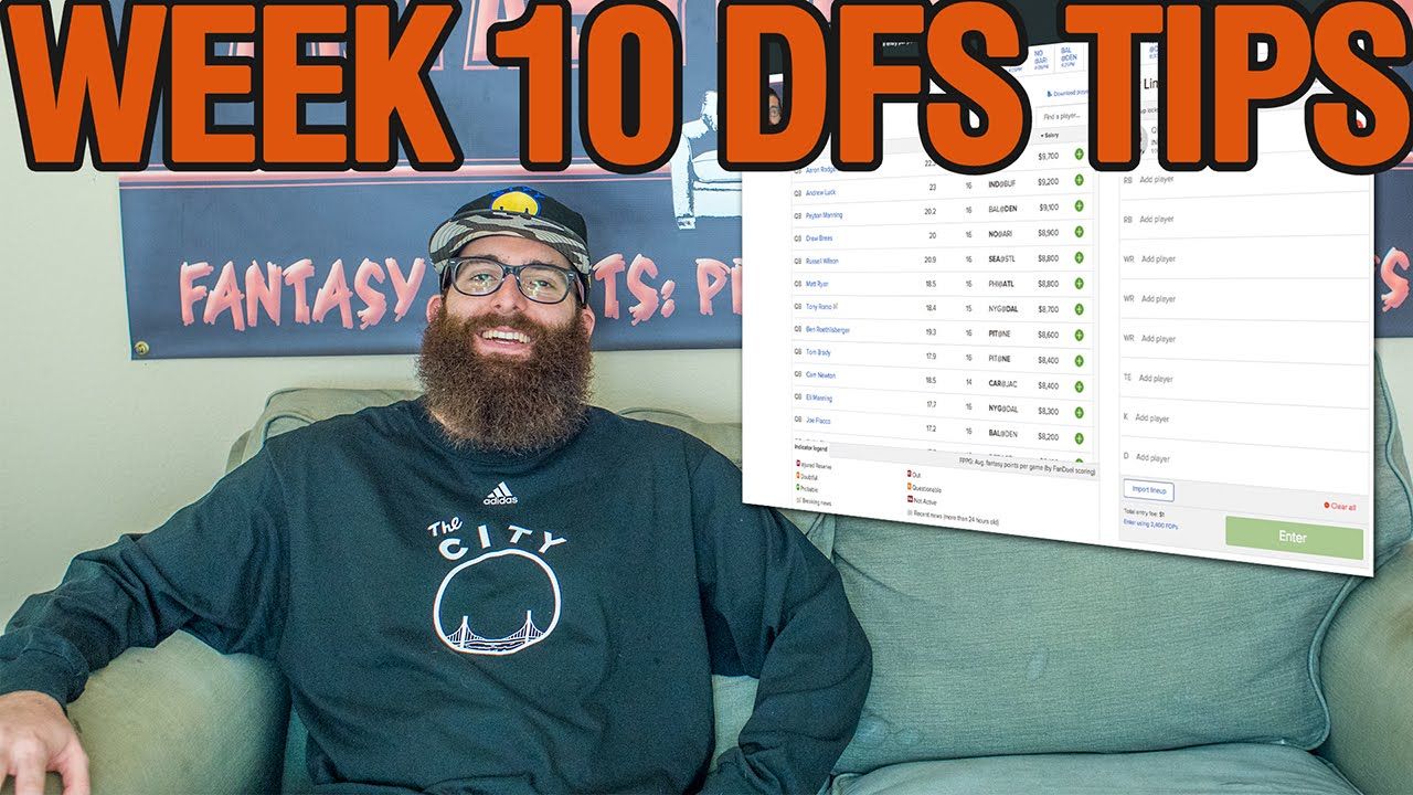 Daily Fantasy Football Picks Week 10
