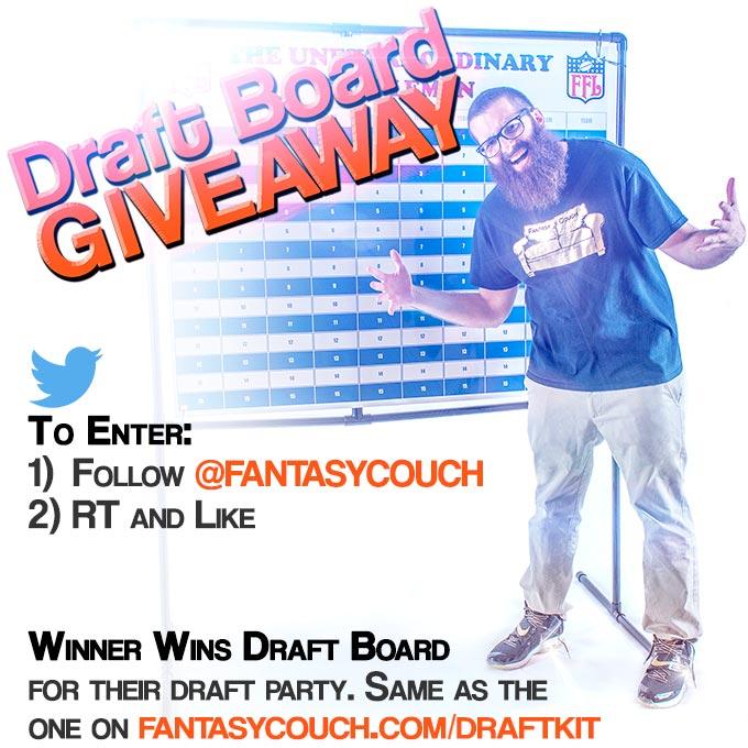 2016 draft board giveaway on Twitter