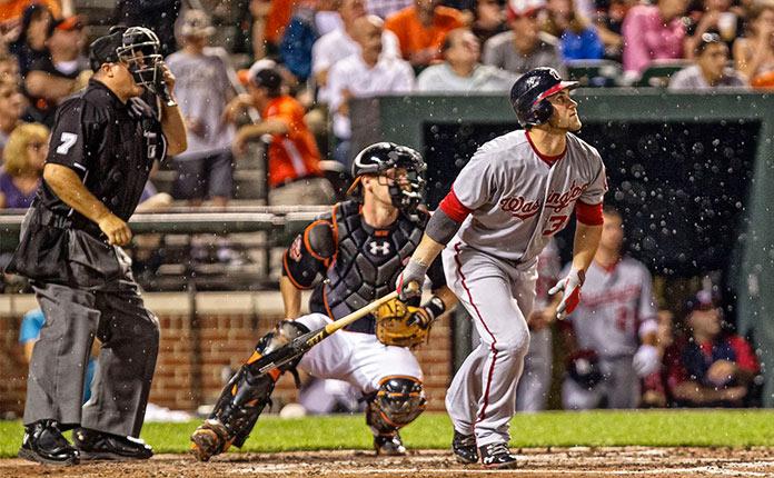 Bryce Harper after a hit