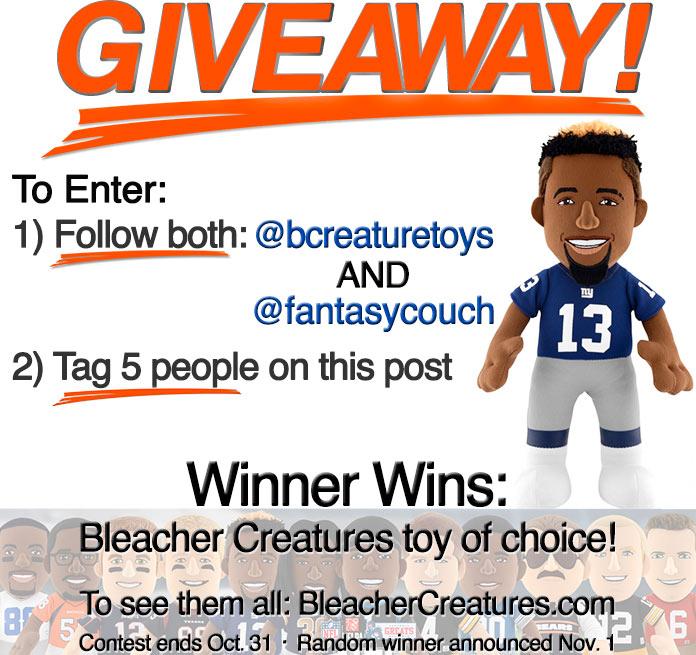 Bleacher Creatures Instagram giveaway