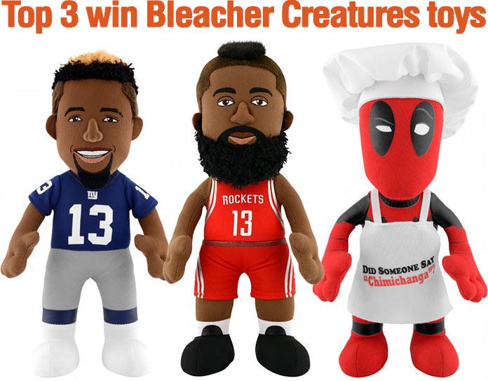 3 Bleacher Creatures toys