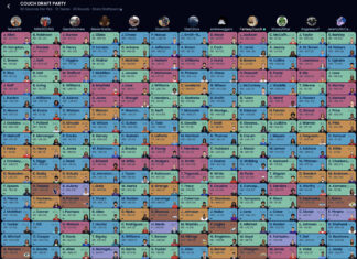 SuperFlex Fantasy Football Draft (2026 Couch League) 2026 Couch League superflex fantasy football draft board